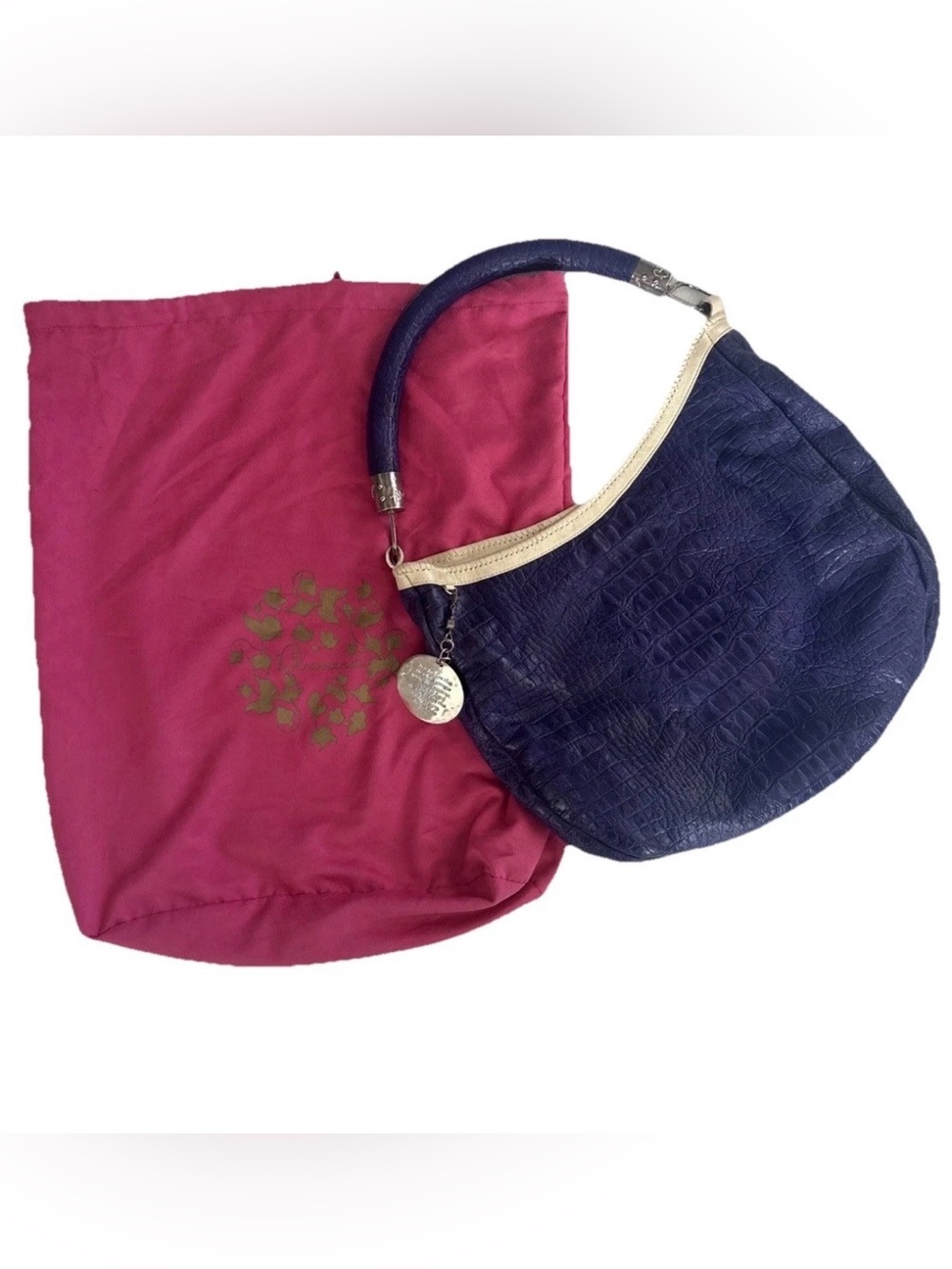 Blumera By Mehera Blum Purple Python Hobo Shoulder Handbag $2250 Rare!